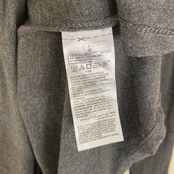 Old Navy grey long sleeve skater dress - Picture 3 of 4